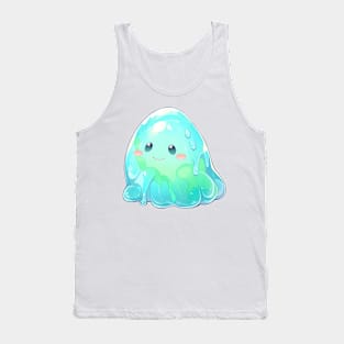 Chibi style Slime Creature Tank Top